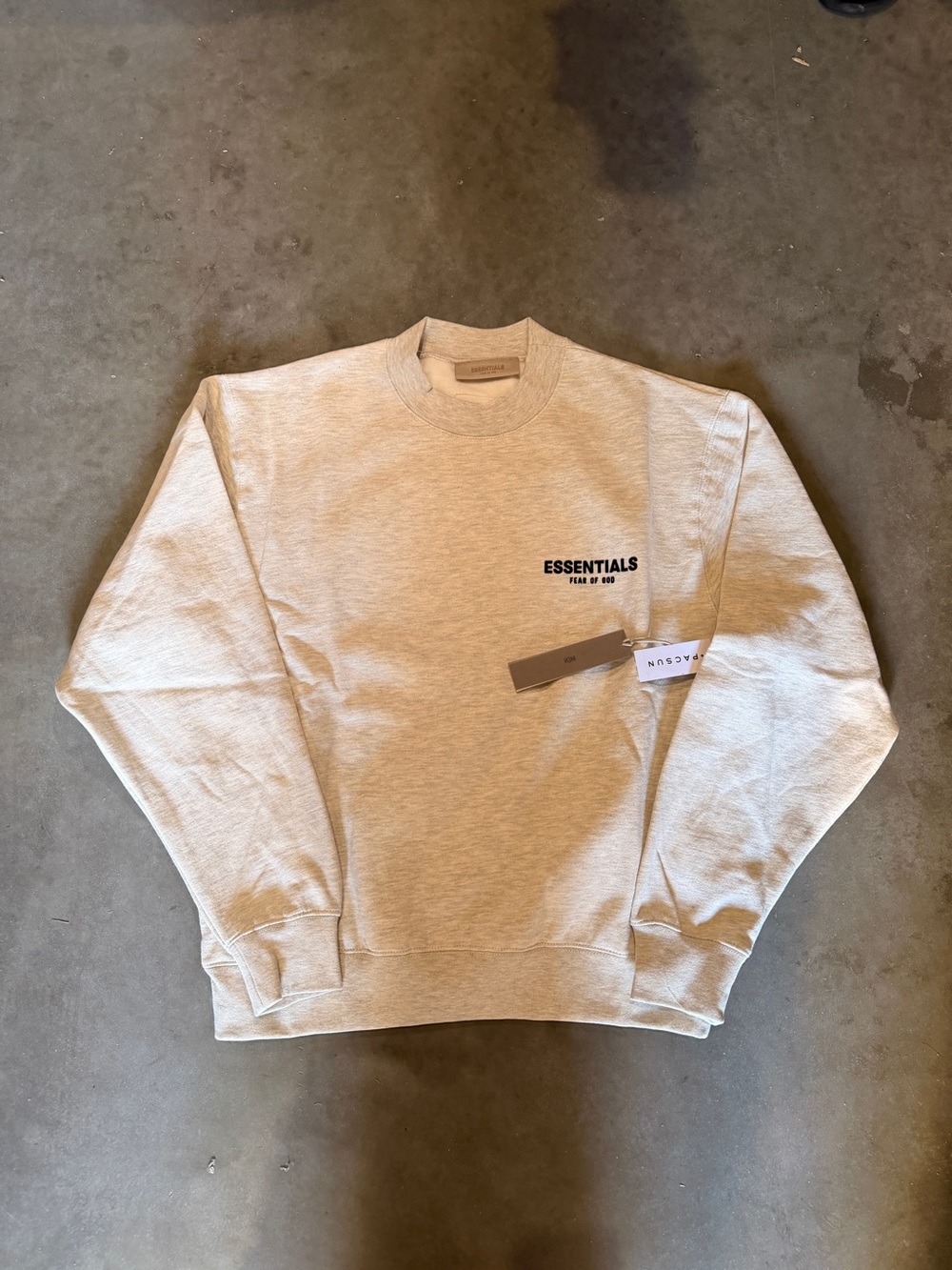 Fear of God Essentials Crewneck Sweatshirt in Light Gray